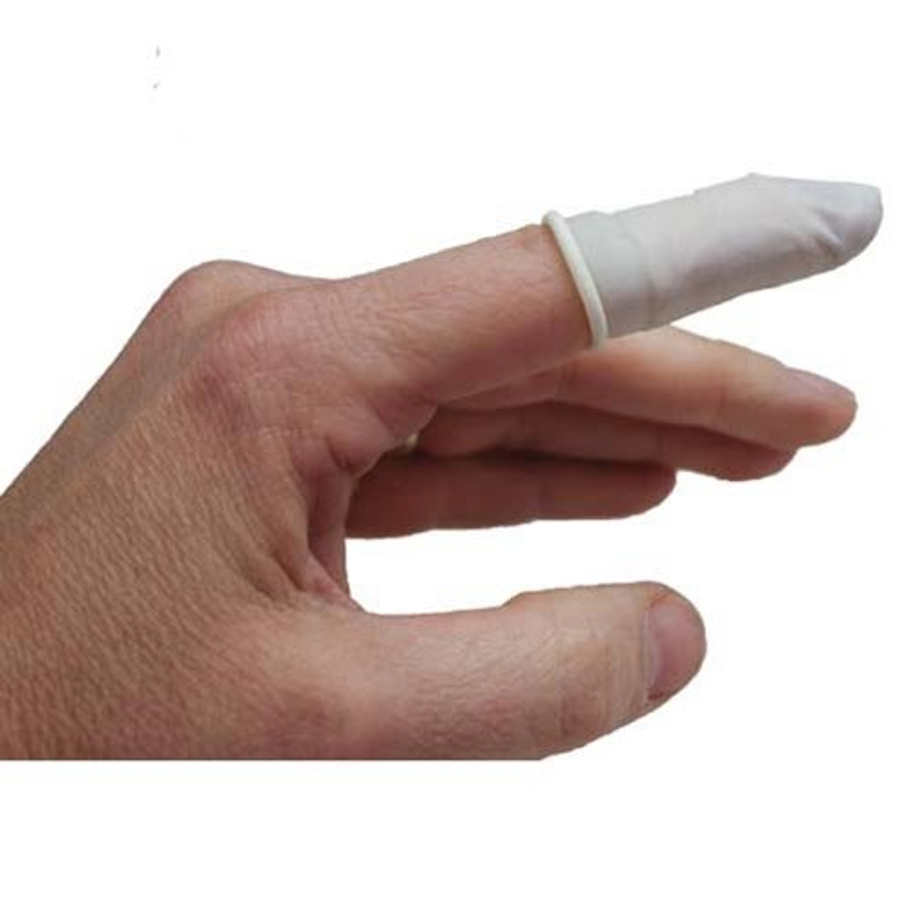 Natural Rubber Fingertip Cots Pads Finger Guards Protection Pack