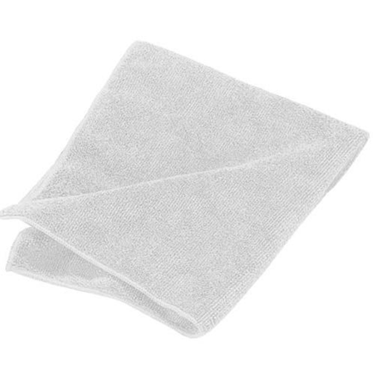 Carlisle 3633402 16 x 16 White Terry Microfiber Cleaning Cloth - 12/Case