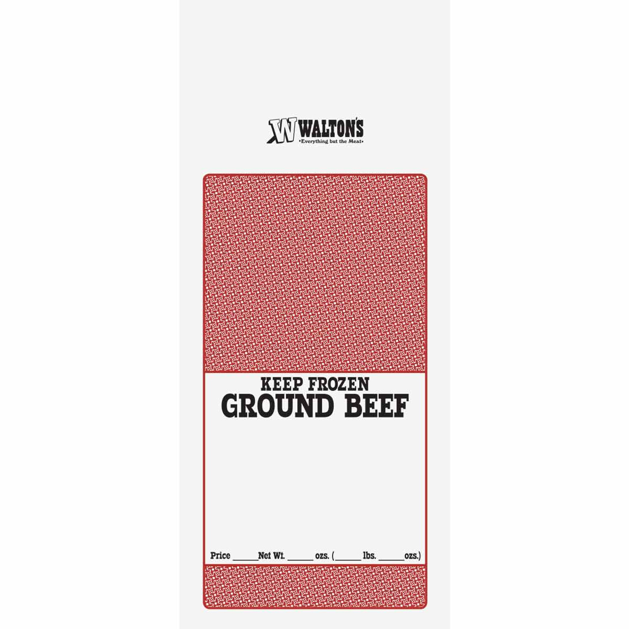 Ground Beef Bags, Meat Processing