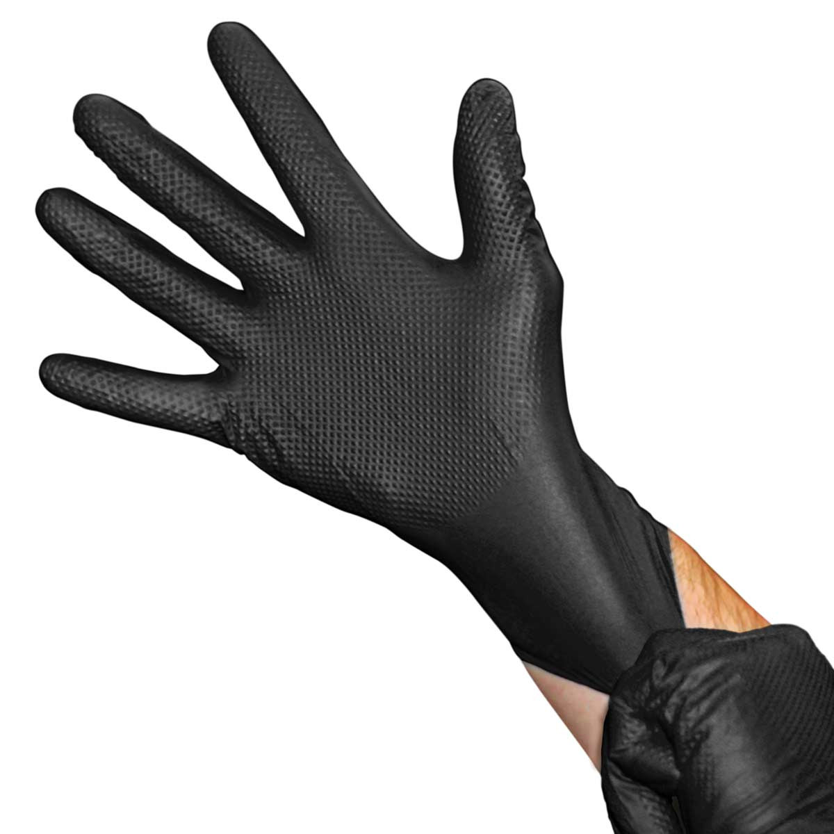 8 Mil Black HD Gloves