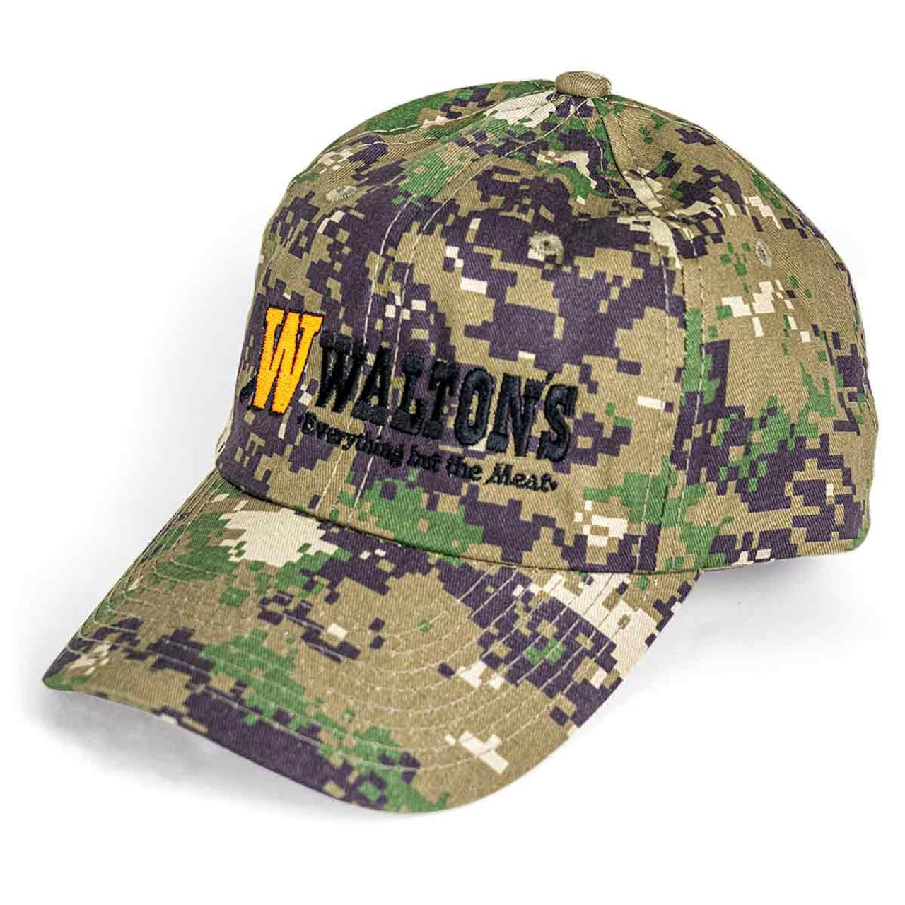 Navy Blue Digital Camouflage Hat - FREE SEWING