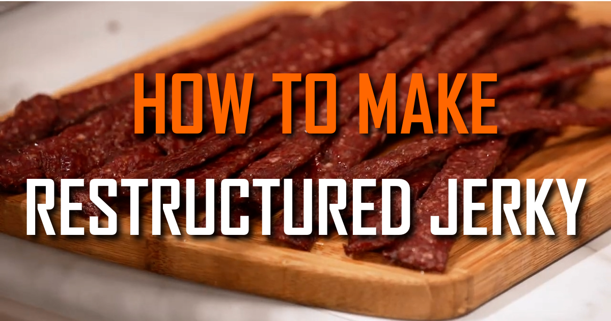 How to Make Restructured Jerky with the All Around Jerky Maker 