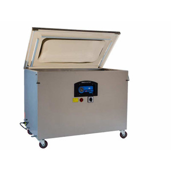 VacMaster VP680 Chamber Vacuum Sealer with the lid open