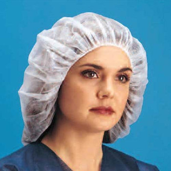 White Bouffant Cover