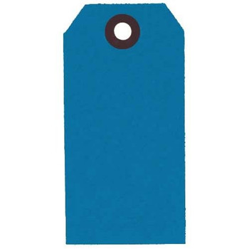 Blue Colored Tag (3-3/4" x 1-7/8")