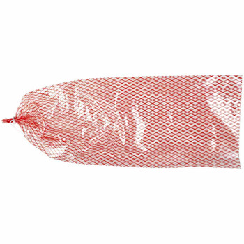 120 mm x 20 in Plastic Red Net Casings