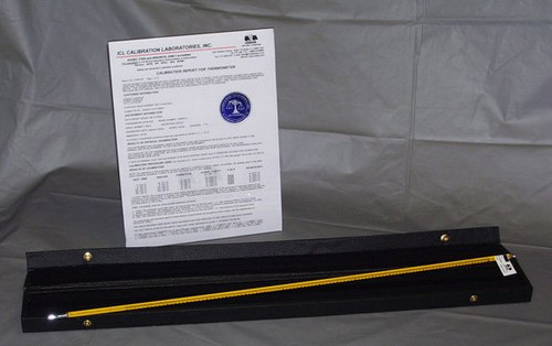 NIST Traceable Calibrated Thermometer in its black case