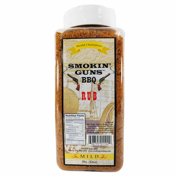 Smokin Guns BBQ Mild Rub (32 oz.)