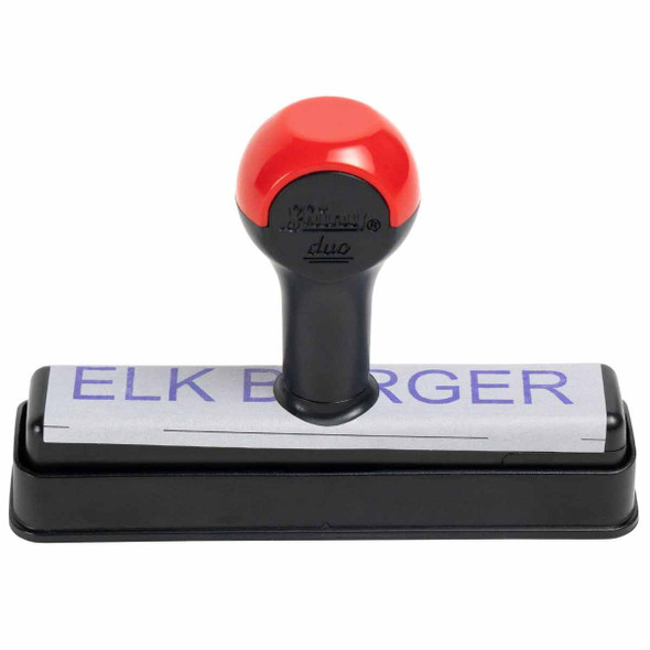 3/8" Hand Stamp labeled "ELK BURGER"