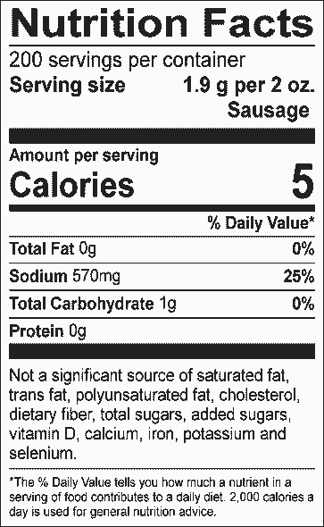 Nutritional Label