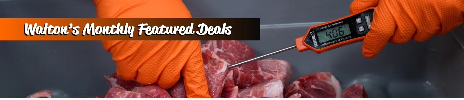 Walton's Sale showing the jerky maker in action