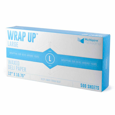 12 x 12 - 30 lb Basis Weight Waxed Paper Sheets - Approx. 3,400