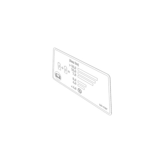Toro Battery Bucket Decal 147-1787