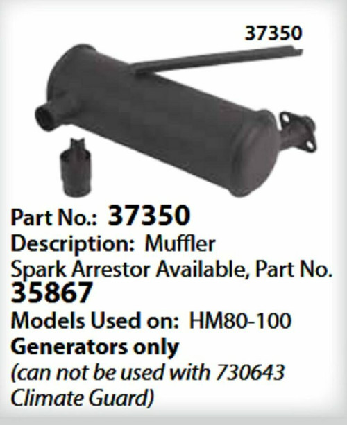 Tecumseh Muffler 37350