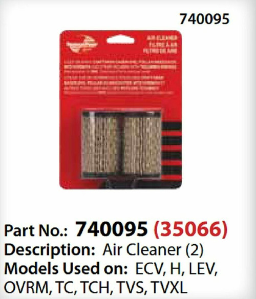 Tecumseh Air Cleaner 740071