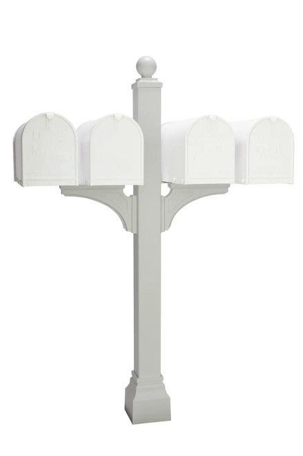 Janzer Quad Post-Texture White