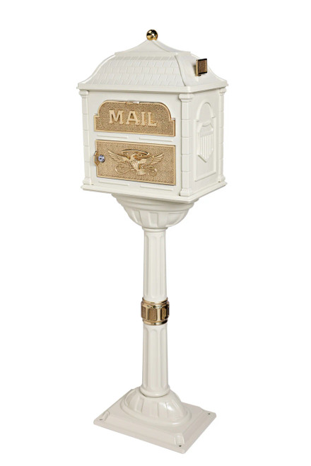 Almond Classic Mailbox
