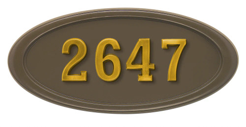 Large Oval All Bronze