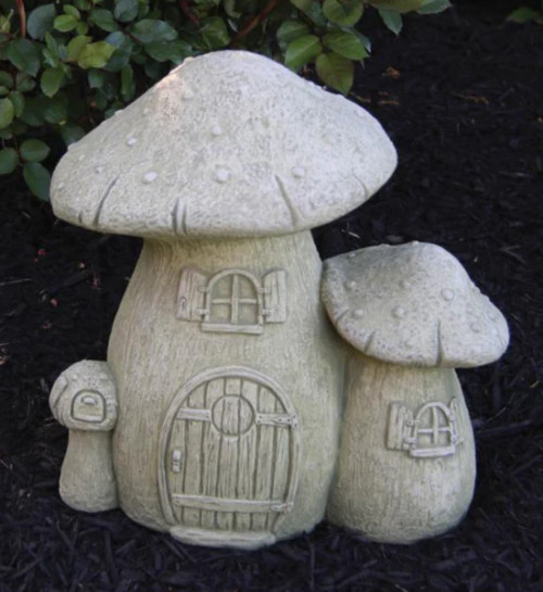 14" Mushroom Cottage - 2408