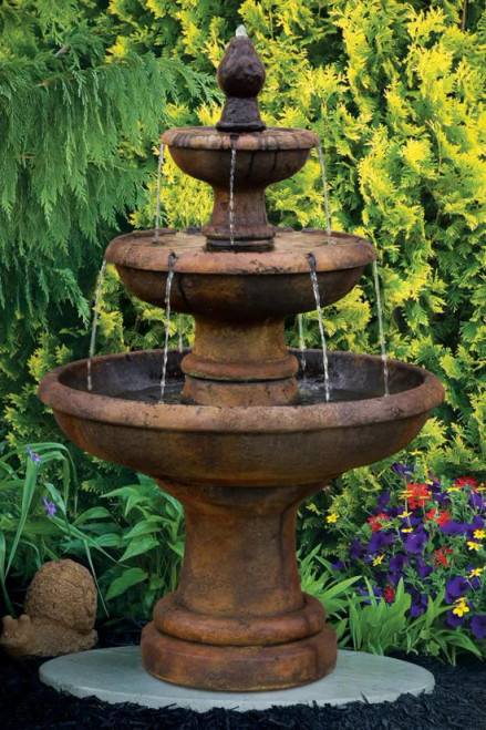 50" Three Tier Picasso Ftn - 3627