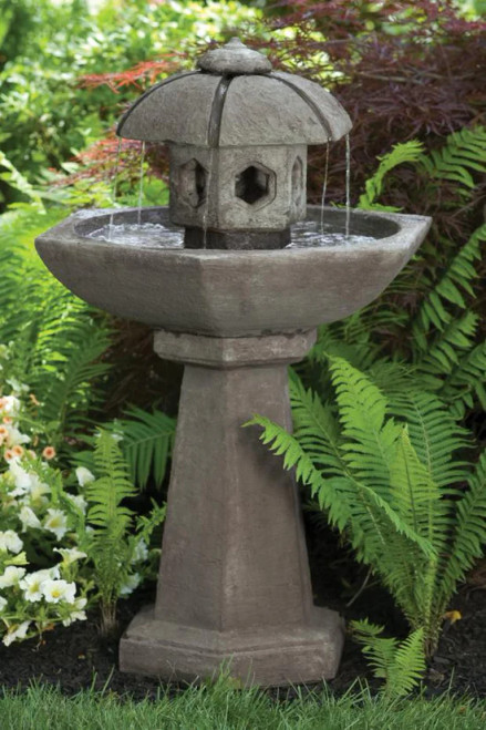 42" Spring Rain Pagoda Ftn - 3581