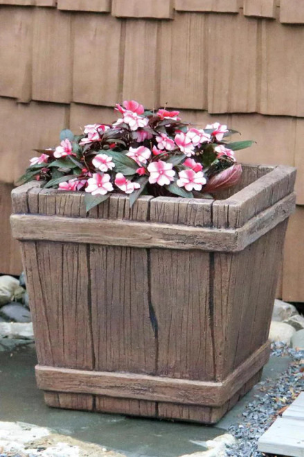 18" Square Castaway Planter - 6575