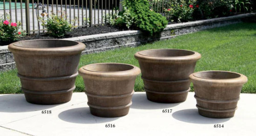 29" Cambridge Round Planter - 6518