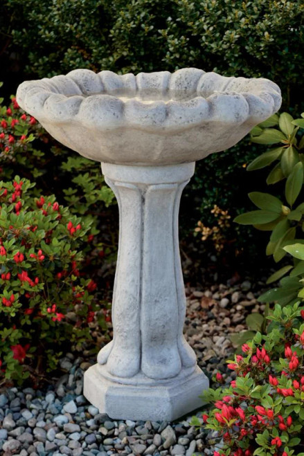 Flower Top Bird Bath - 9467