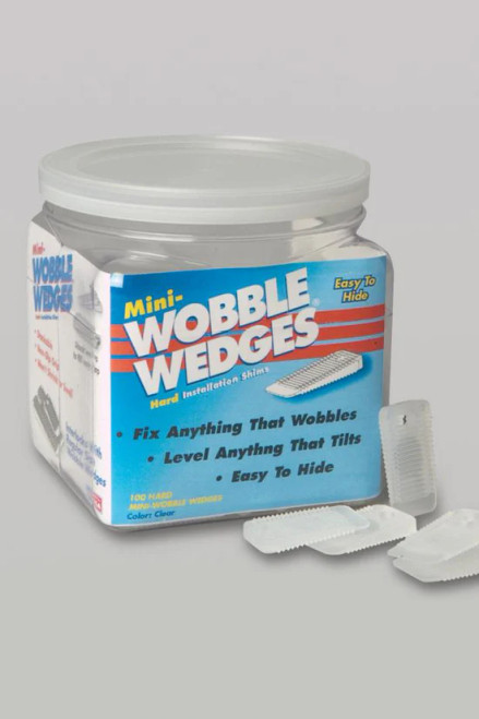 Mini Wobble Wedge Clear (Pk Of 100) - 9914