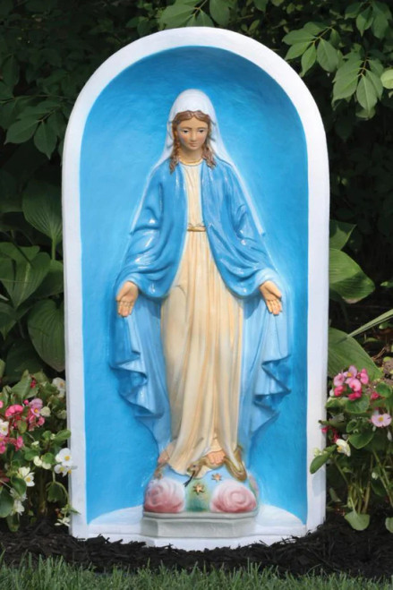 30" Blessed Mother & Grotto 1P - 1455