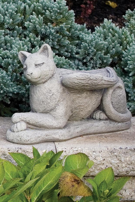 Laydown Guardian Cat Angel - 1360