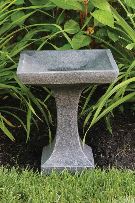 Petite One Piece Sq Bird Bath - 9772