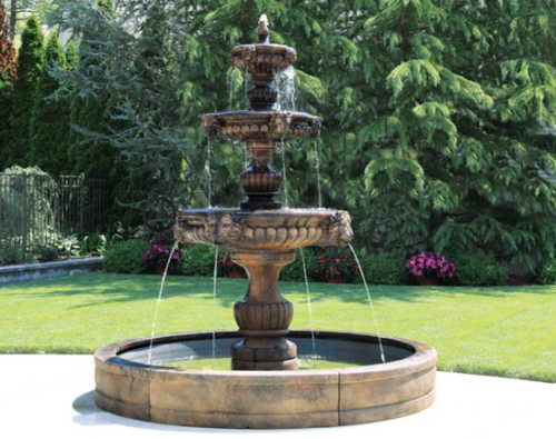 Three Tier Grandessa Ftn 8'Fpl - 3777