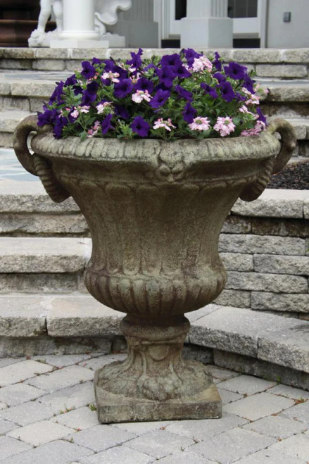 35" Braided Medall Handled Urn - 6275
