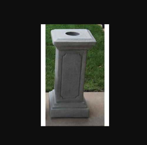 28" Square Paneled Pedestal - 8240