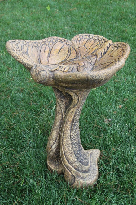 One Piece Butterfly Bird Bath - 9743