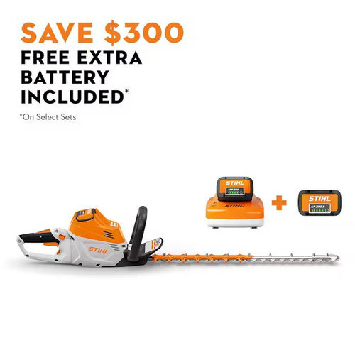 STIHL HSA 100 Battery Powered Hedge Trimmer (Unit Only) HA07-011-3531-US