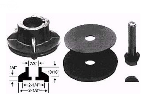Adaptor Assembly 7/8" Blade — Rotary 1159