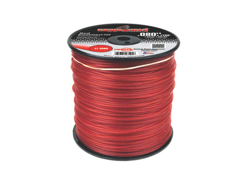 Trimmer Line .080 3Lb Spool Red Commerical — Rotary 3505