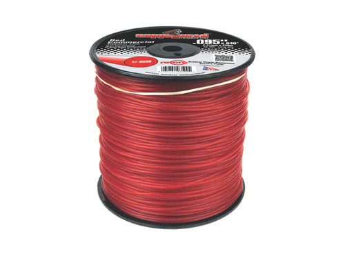 Trimmer Line .095 3Lb Spool Red Commercial — Rotary 3509