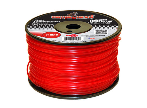 Trimmer Line .095 1Lb Spool Red Commerical — Rotary 3519