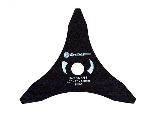 Brush Blade 10" X1" 3T — Rotary 4413