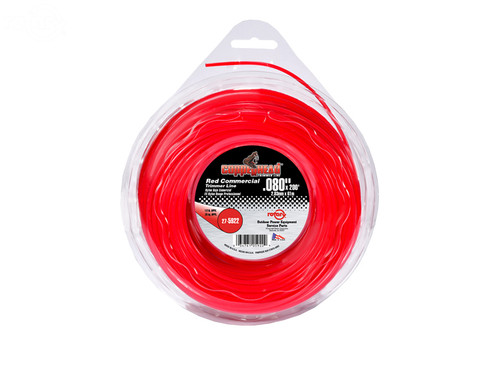 Trimmer Line .080 x 1/2 Lb. Donut Red Commercial — Rotary 5922