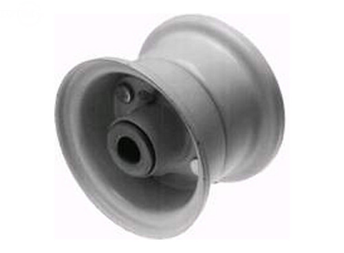 Rim & Hub Assembly 9X350X4 Gravely (White) — Rotary 8376