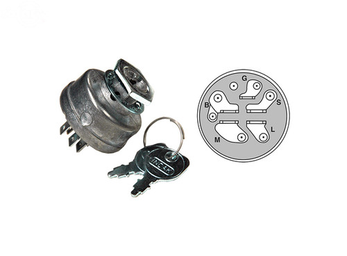 Ignition Switch for Murray — Rotary 9330