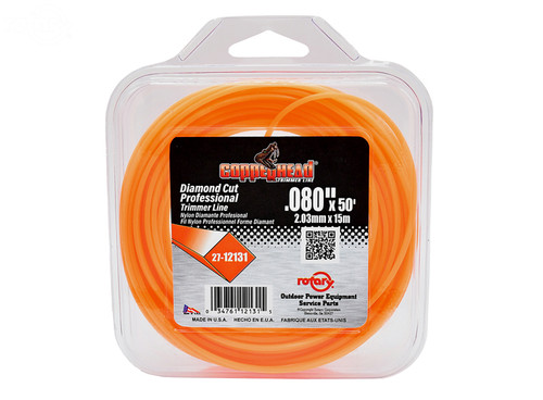 Trimmer Line Dia .080 50' Loop Diamond — Rotary 12131