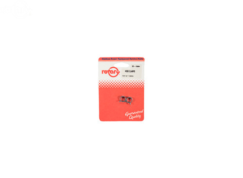 Hose Clamps 1/4" Line (Carded) — Rotary 15904