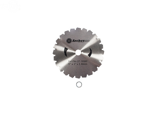 Brush Blade 9" x 1" 24T — Rotary 16060