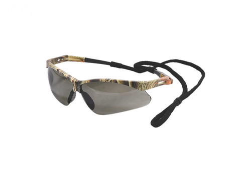 Gray Lenses Camo Frame Safety Glasses — Rotary 16745