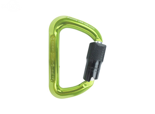 Pro Climb Forged Modified D Carabiner — Rotary 16835
